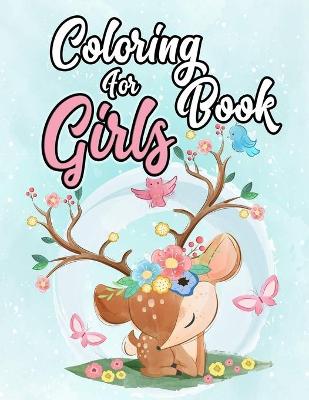 Book cover for Coloring Book for Girls