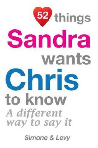 Cover of 52 Things Sandra Wants Chris To Know