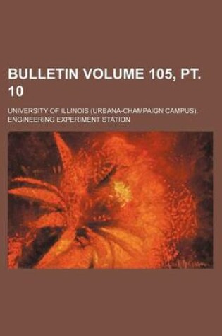 Cover of Bulletin Volume 105, PT. 10