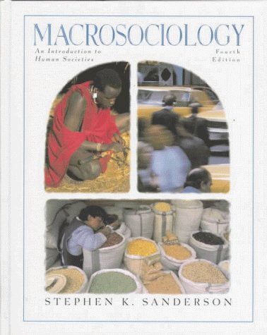 Book cover for Macrosociology