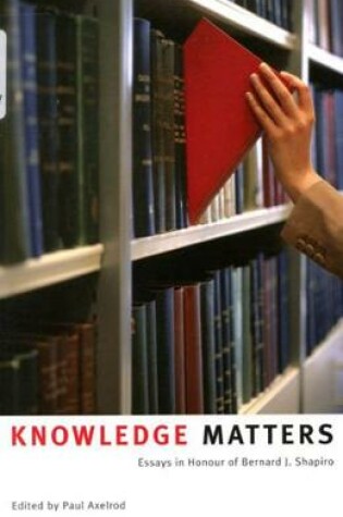 Cover of Knowledge Matters