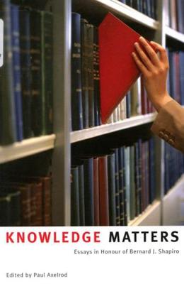 Book cover for Knowledge Matters