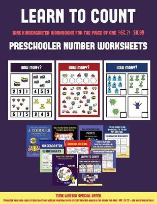 Cover of Preschooler Number Worksheets (Learn to count for preschoolers)
