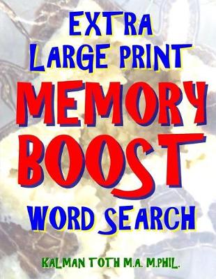 Book cover for Extra Large Print Memory Boost Word Search