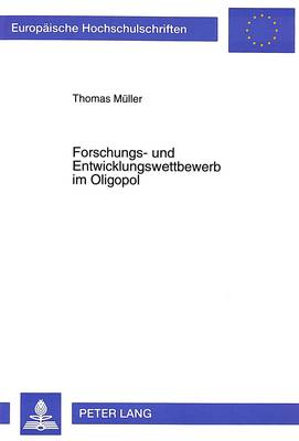 Book cover for Forschungs- Und Entwicklungswettbewerb Im Oligopol