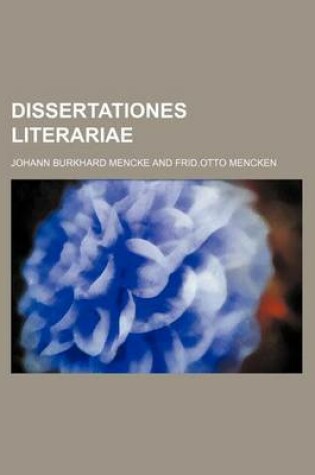 Cover of Dissertationes Literariae