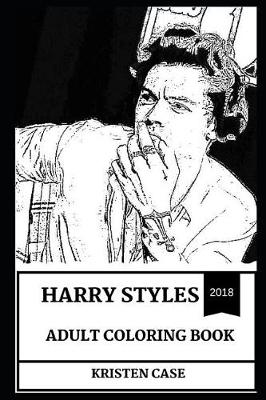 Book cover for Harry Styles Adult Coloring Book