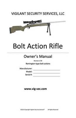 Book cover for Bolt Action Rifle Owner's Manual