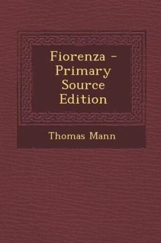 Cover of Fiorenza