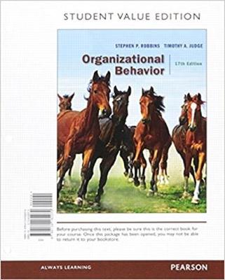 Book cover for Organizational Behavior, Student Value Edition Plus 2017 Mylab Management with Pearson Etext -- Access Card Package