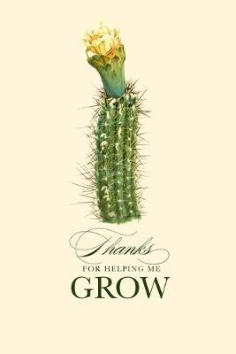 Book cover for Thanks for helping me grow