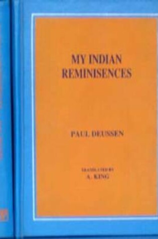Cover of My Indian Reminiscences