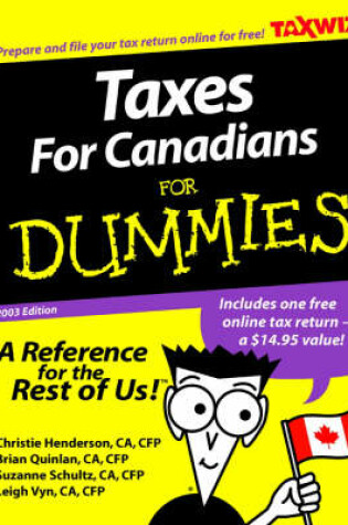 Cover of Taxes for Canadians for Dummies