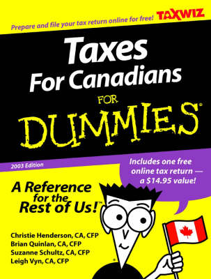 Cover of Taxes for Canadians for Dummies