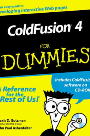 Cover of ColdFusion 4 For Dummies