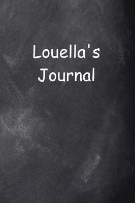 Book cover for Louella Personalized Name Journal Custom Name Gift Idea Louella