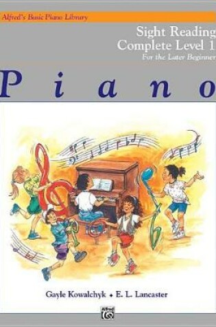 Cover of Alfred's Basic Piano Library Sight Reading Book Complete, Bk 1