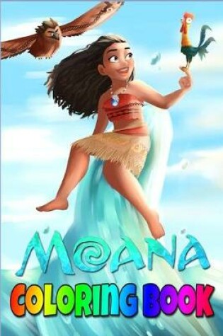 Cover of Moana Coloring Book