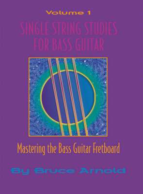 Book cover for Single String Studies for Bass Guitar