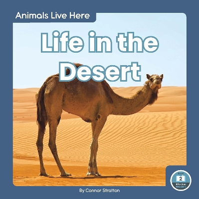 Book cover for Animals Live Here: Life in the Desert