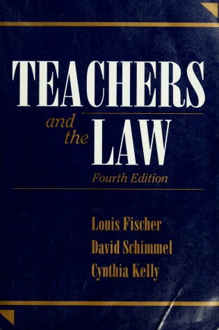 Cover of Teachers and the Law