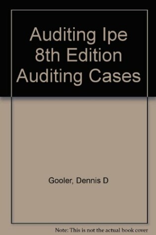 Cover of Auditing Ipe 8th Edition Auditing Cases