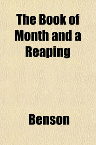 Cover of The Book of Month and a Reaping