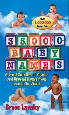 Book cover for 35, 000+ Baby Names