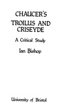 Book cover for "Troilus and Criseyde"