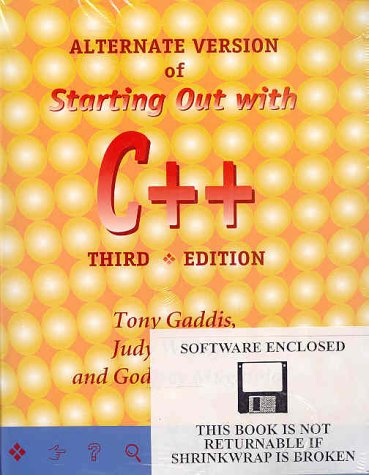 Book cover for Starting out with C++, Alternate Edition
