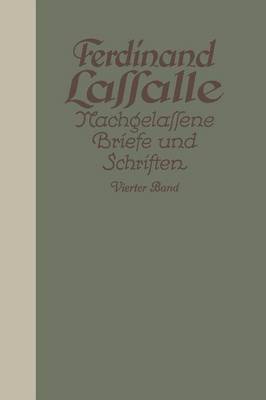 Book cover for Lassalles Briefwechsel Mit Grafin Sophie Von Hatƶfeldt