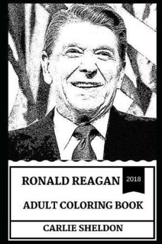 Cover of Ronald Reagan Adult Coloring Book