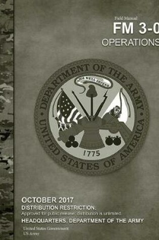 Cover of US Army Field Manual FM 3-0 Operations October 2017