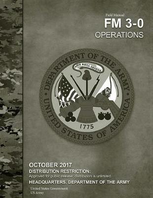 Book cover for US Army Field Manual FM 3-0 Operations October 2017