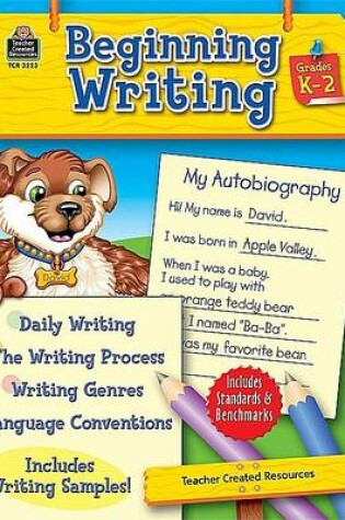 Cover of Beginning Writing, Grades K-2