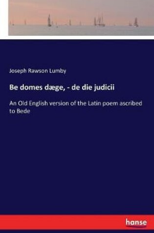 Cover of Be domes dæge, - de die judicii