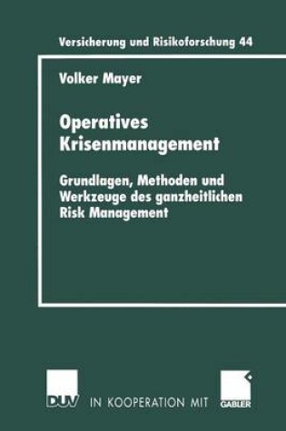 Cover of Operatives Krisenmanagement