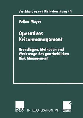 Book cover for Operatives Krisenmanagement