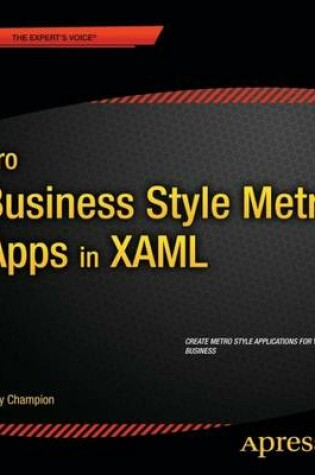 Cover of Pro Windows 8 Apps for Business in XAML