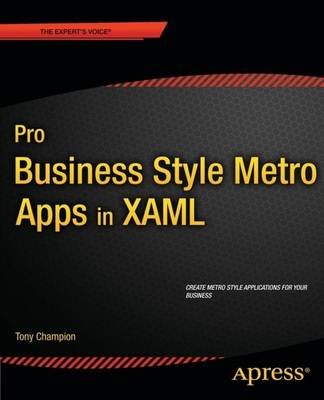 Book cover for Pro Windows 8 Apps for Business in XAML