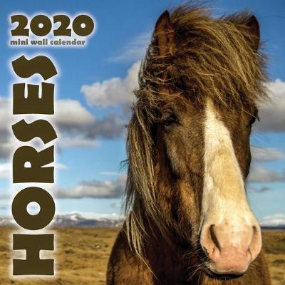 Book cover for Horses 2020 Mini Wall Calendar