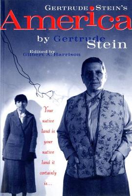 Book cover for Gertrude Stein's America
