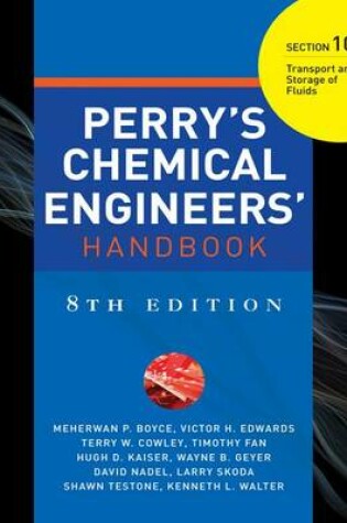 Cover of Perry's Chemical Engineer's Handbook, 8th Edition, Section 10