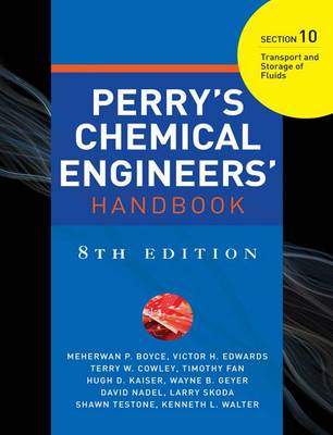 Cover of Perry's Chemical Engineer's Handbook, 8th Edition, Section 10