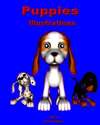 Book cover for Puppies Illustrations