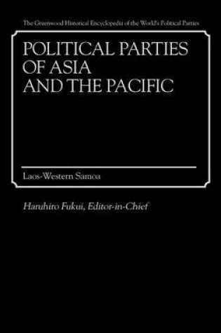 Cover of Political Parties of Asia and the Pacific