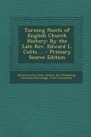 Cover of Turning Points of English Church History