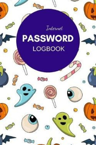 Cover of Halloween Internet Password Logbook