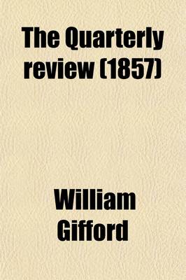 Book cover for The Quarterly Review (Volume 102)