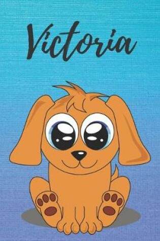 Cover of Victoria dog coloring book / notebook / journal / diary